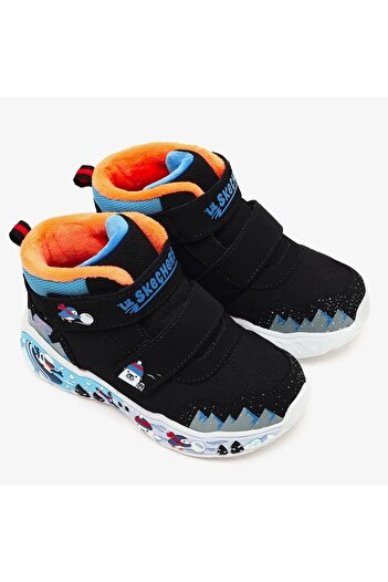 SKECHERS Play Scene Frosty Pals 407319N Orthopedic Baby Kids Boots Black