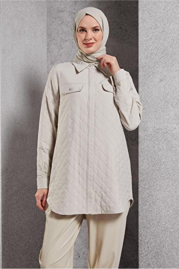 Alvina Quilted Patterned Tunic 45225