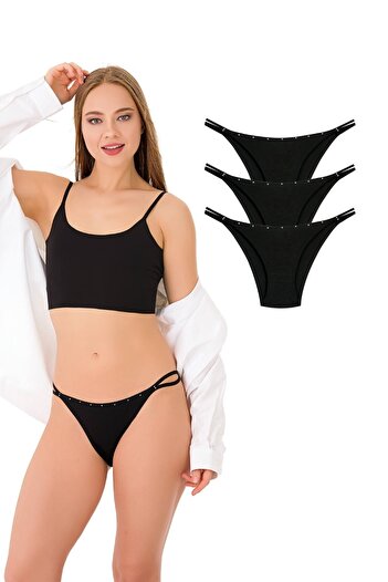 Newlilla Balíček 1025 párů Ip-stone podrobných bikini kalhotek 1025-v4