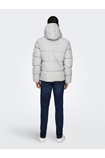 Only & Sons ONSELIJAH PCKT. HOOD JACKET OTW NOOS Чоловічий синій пуховик - 22029661