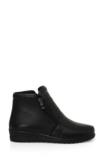Polaris 103510 .Z Black Women's Genuine Leather Heeled Boots