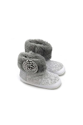 LOVE MAXX Yan Gül Detailled Panduf Gray
