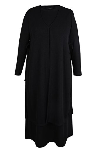 Alvina Belted Dress Plus Size Suit 20479