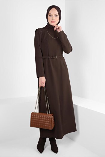 Alvina EYE DETAILED BELT DRESS 44298