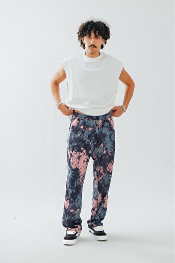 UKHWD SUPPLY Floral Kamuflaj DryTech Erkek Pantolon UK1186KS