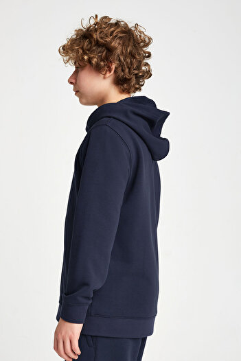Lescon Children's Zippered Hooded Sweatshirt 25S-3263-25N