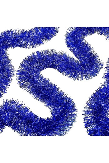 ZERO LAND Zengezur Mega Thick Glitter Ornament for Party 2 Meters Length 10 cm Width Blue Imported