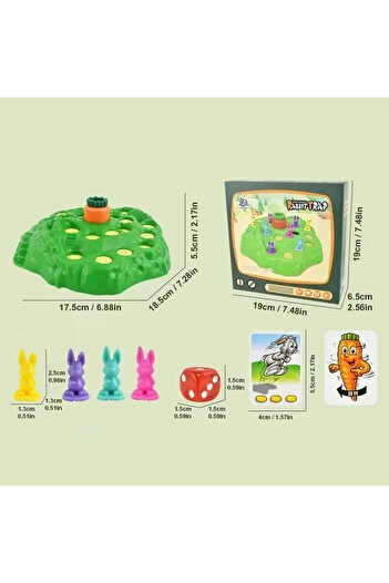Choice Single trap Children's Fun Toy Rabbit Trap Upgraded Board Game Card Parent Child Interactive Gatheri