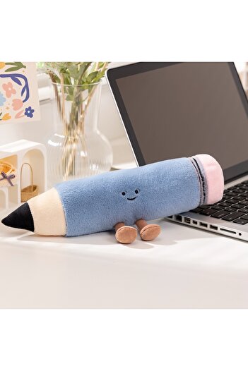 Choice 32x8cm pencil Creative Stationery Plush Toys Cute Pencil Ruler Book Eraser Stuffed Doll Kawaii Room