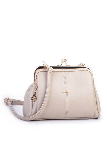 Sose Moda Nas Bag Scholarship Clip-On Vintage Shoulder and Crossbody Bag - Sand Victoria
