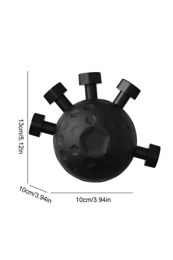 Choice black Hand Grip Strength Trainer Ball Sphere Finger Grip Strengthener Finger Exerciser Ball Hand Gri