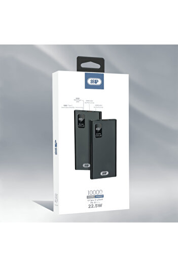 SP ISNUP Portable Charger 10000 22.5W (PD 18W Port + Dual USB Ports) with Screen