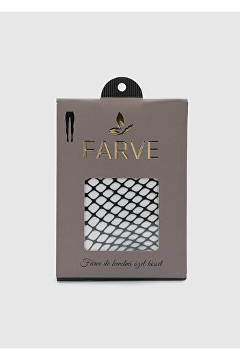 Farve Black Fishnet Pantyhose Black