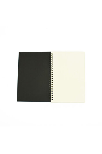Choice A6 BlackCoverWhitePage Blank Notebook A5 A6 Spiral Sketchbook Graffiti Notebook Diary Jouranl school