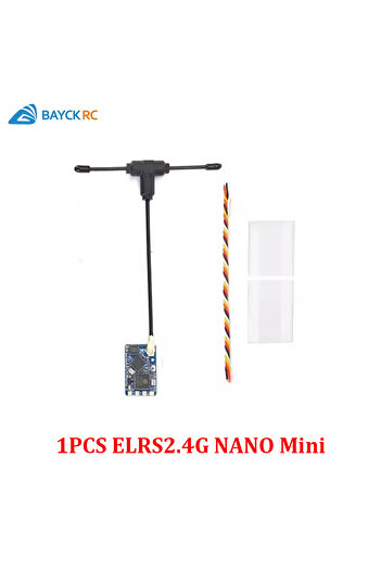 Choice 1PCS 2.4G NANO Mini BAYCK ELRS 915MHz / 2.4GHz NANO ExpressLRS Receiver with T Type Antenna Support