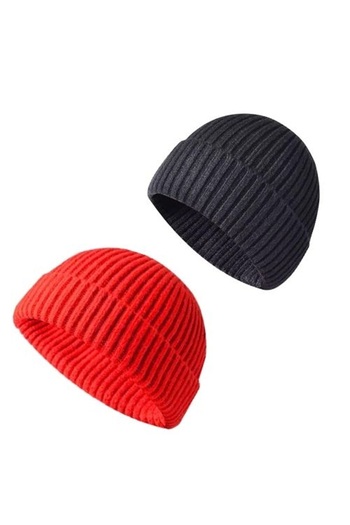 Rupen Kraft 2 Pieces Short Beanie Hipster Beanie Hat Beanie Leon Beanie Hip Hop Beanie Hat
