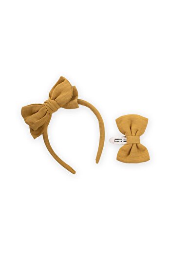 Cigit Crown Buckle Set Mustard Yellow