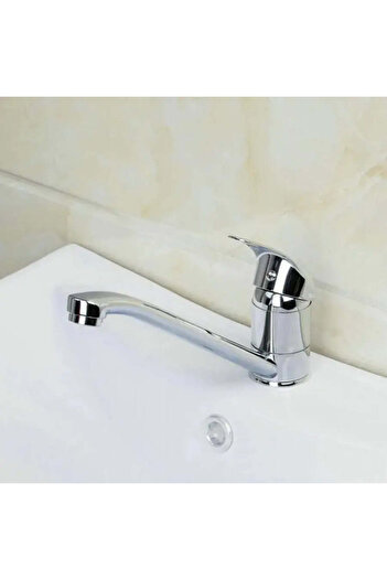 KORMAN TECHNIK Kitchen/Bathroom Faucet, Single Handle, Chrome