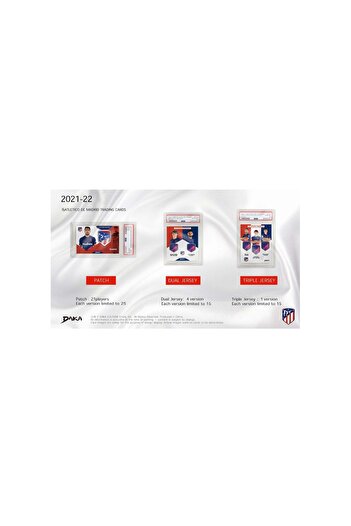 Next Plus Licensed Official 2021-22 Daka Atletico De Madrid Trading Cards Football Player Cards Sealed Box