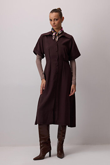 Touché Privé Short Sleeve Modal Shirt Dress
