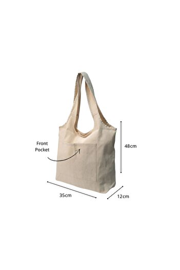 Varaq Pack of 2 | Eco Friendly Large Canvas Cotton Hobo Bag for Women