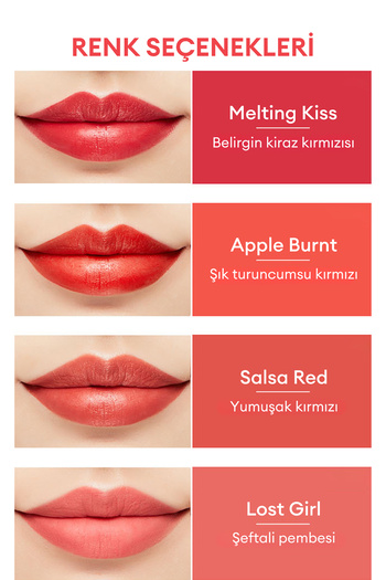 Missha İpeksi Dokuda Kalıcı Dudak Kalemi Silky Lasting Lip Pencil (BR02/Salsa Red)