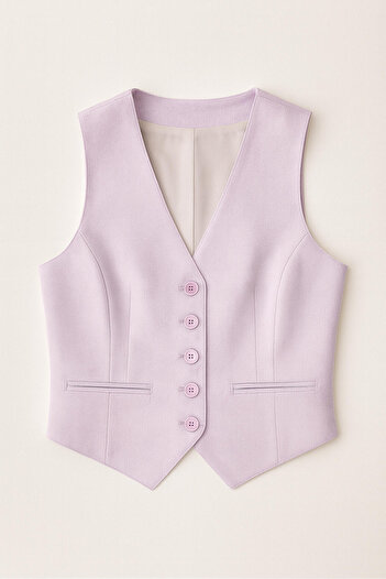 Touché Privé Buttoned Short Vest