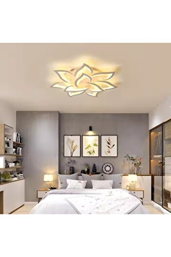 Alessandro DESIGN Lotus LED Chandelier with Remote Control, 9 Petals, Cold/Warm/Neutral Light, Dimmable