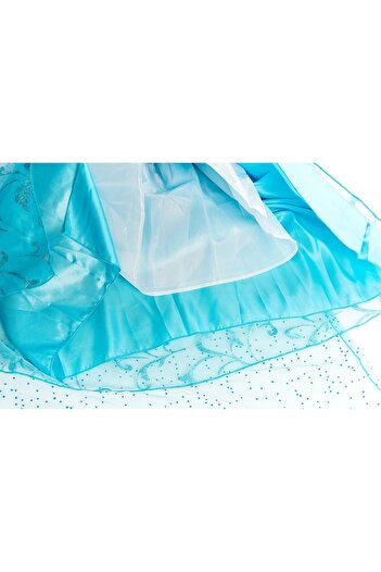 OEM Rochita Elsa cu trena 5 - 6 ani, model Trickert