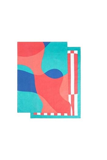 Other Set of kitchen towels | COLOR FIESTA | with a colorful pattern | 2*45x65 cm | 738890