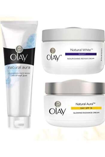 OLAY Radiance Set Day Cream and Night Cream and Wash 50g + 50g + 100ml
