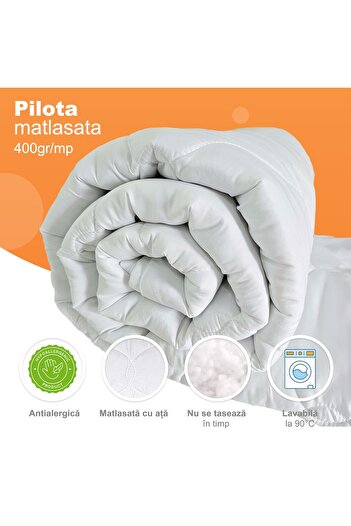 Pernador Pernador quilted duvet, microfiber 400g/sqm, washable at 90°C, 200cm x 220cm