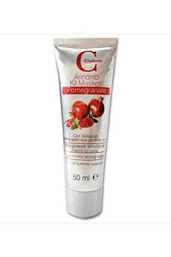 Claderm Pure Clay Face Mask with Pomegranate Extract 50ml (Original Products)