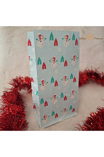 saratremo Set of 2 Christmas paper bags - ideal for Secret Santa