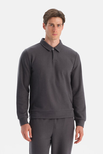 Dagi Patli Yakali Sweatshirt