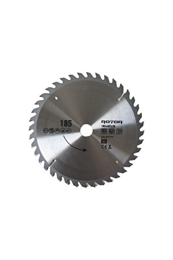 Rotor ROTOR wood cutting disc, 185 mm, 40 teeth, 20 mm shank