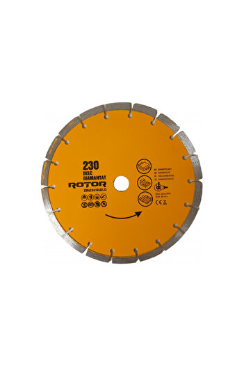 Rotor TURBO ROTOR diamond blade, 230 mm, 22.23 mm shank, for reinforced concrete