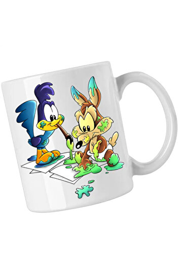 OEM Coyote Ostrich Mug Babies Draw