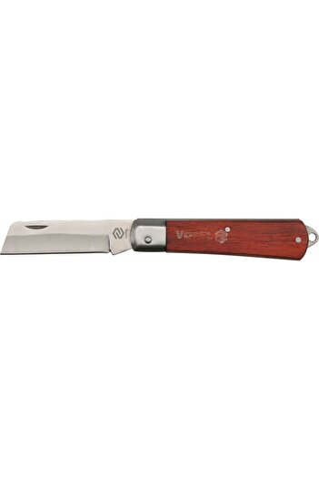 Vorel Cable stripping knife, wooden handle 85 mm, 76622