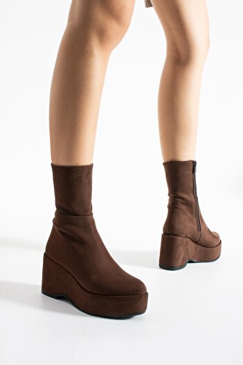 ZENNESHOES Clara Women's Wedge Heel Boots