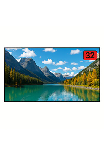 Fujica Pro LED HD 32-inch Screen with Wall Mount - FJK-32D01