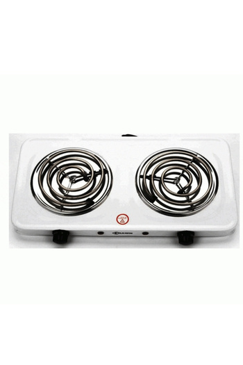DLIC Crown Electric Spiral Stove - 2 Burners - 2000 Watts KW-6203