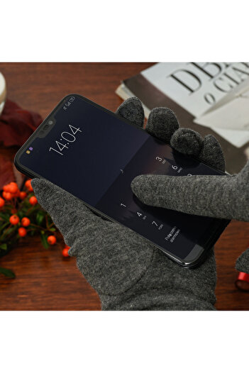Other Women's navy blue fleece gloves BELTIMORE