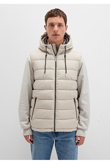 Mavi Hooded Regular Fit Puffer Vest