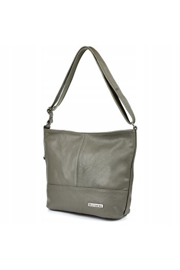 Other TWO-COMPARMENT large LEATHER nubuck BAG POLISH