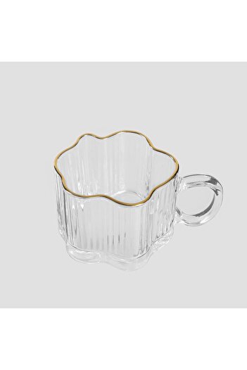Other Glass | ESTATE | transparent with gold rim | 0.25 l | 731822