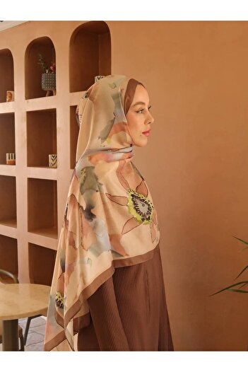 Modakaşmir Livora Pattern Cotton Shawl