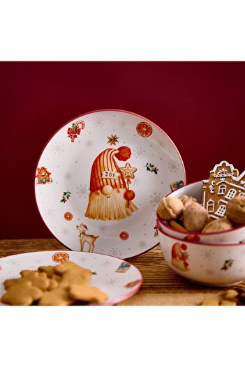 Other Plate | X | WHITE WITH ELMON | 19 cm | 713804