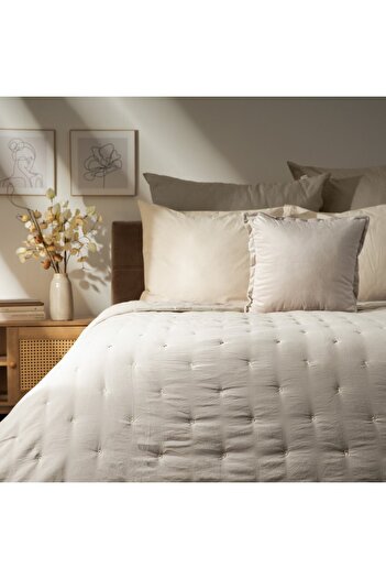 Other Bedspread | QUILLY | quilted beige | 200x220 cm | 715662