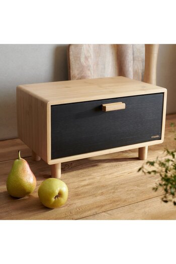 Other Bread bin | BAMBOO | black | 35x23 cm | 991596